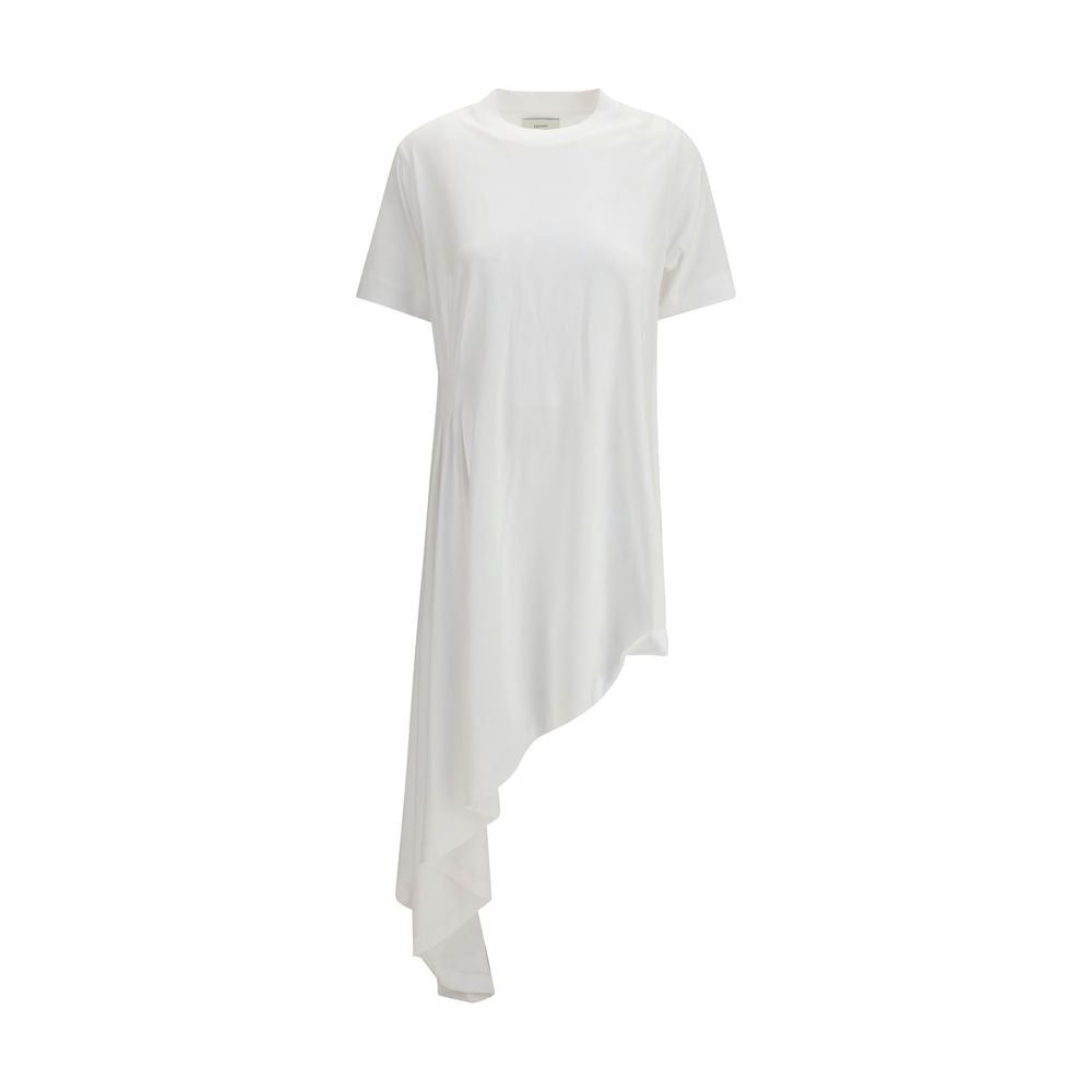 White Cotton Casual Dress