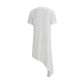 White Cotton Casual Dress