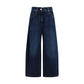Blue Cotton Jeans Denim