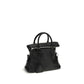 Black Calf Leather Bos Taurus Handbag