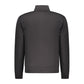 Black Cotton Men Sweatshirt