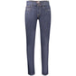 Blu Cotton Mens Jeans