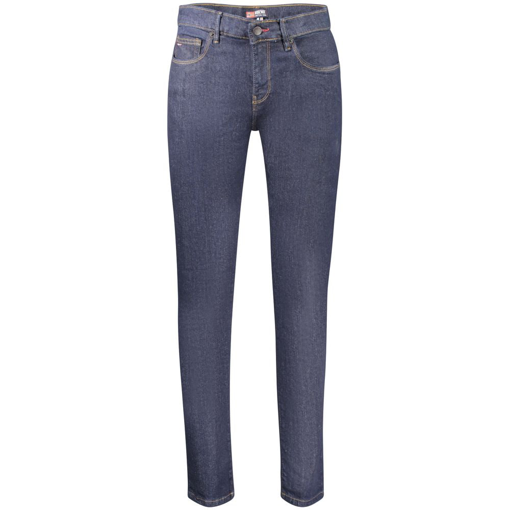 Blu Cotton Mens Jeans