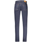 Blu Cotton Mens Jeans