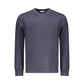 Blue Cotton Men Sweatshirt