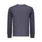 Blue Cotton Men Sweatshirt