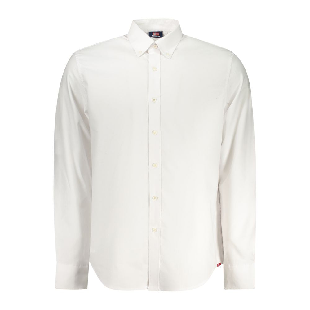 White Cotton Men's Shirt