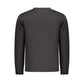 Black Cotton Men Sweater