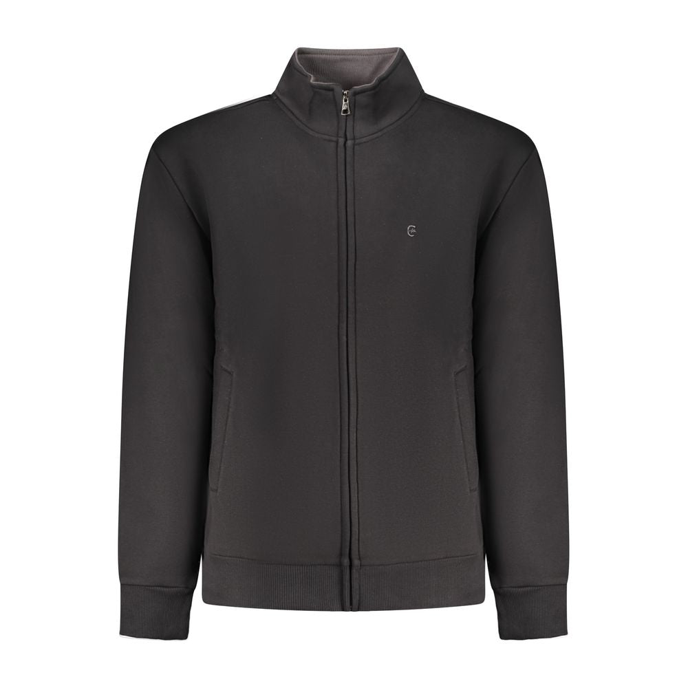 Black Cotton Men's Sweatshirt