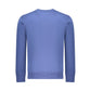 Blue Cotton Men Sweatshirt