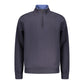 Blue Cotton Men Sweatshirt