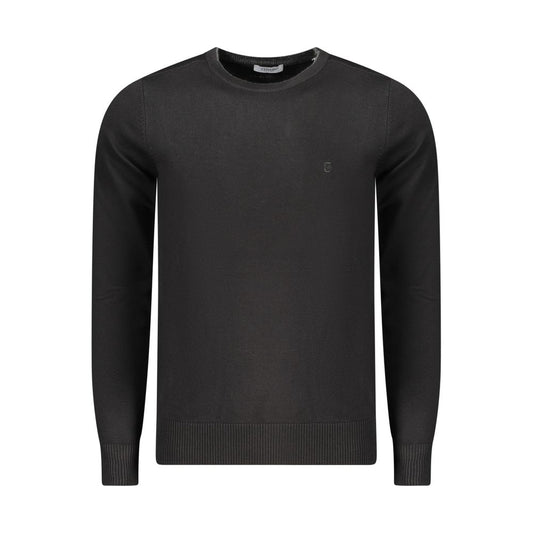 "Black Viscosa Mens Sweater"