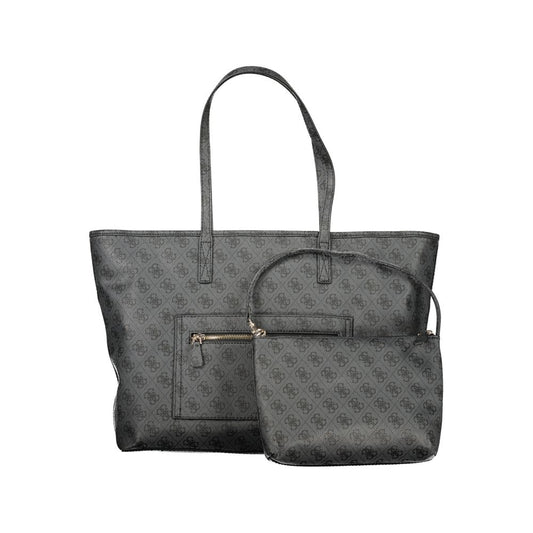 Grigio Poliuretano Women Handbag