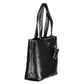 Black Polyurethane Women's Handbag