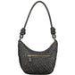 Black Polyurethane Women Handbag