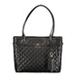 Black Polyurethane Women's Handbag