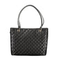 Black Polyurethane Women's Handbag