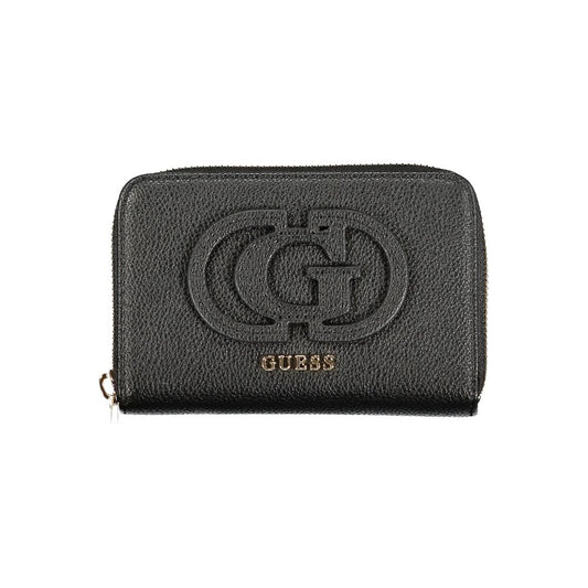 Nero Poliuretano Women Wallet