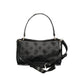 Black Polyurethane Women's Handbag