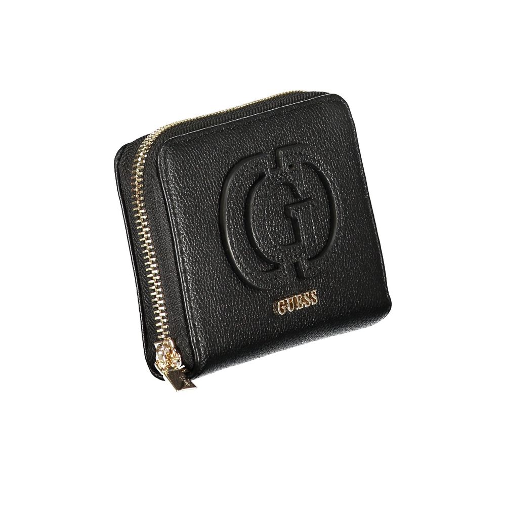Nero Poliuretano Women Wallet