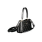 Black Polyurethane Women's Handbag
