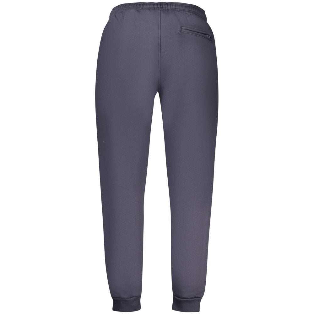 Blue Cotton Men's Sweatpants