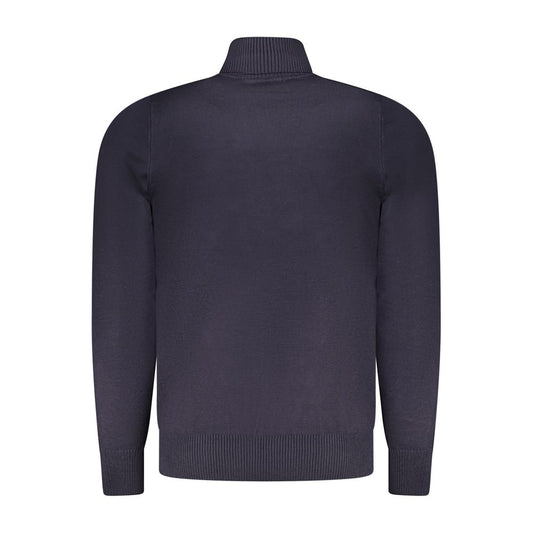 Blu Viscosa Uomo Maglia