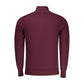 Red Viscose Men Sweater