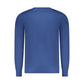 Blue Viscose Men's Sweater