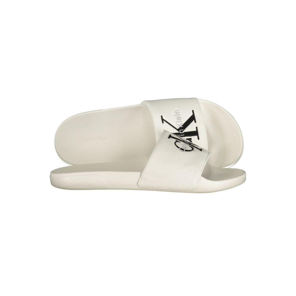 White Polyurethane Men Slipper