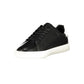 Black Polyurethane Women Sneaker