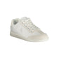 White Polyester Men's Sneaker