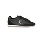 Black Polyester Men Sneaker