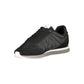 Black Polyester Men Sneaker