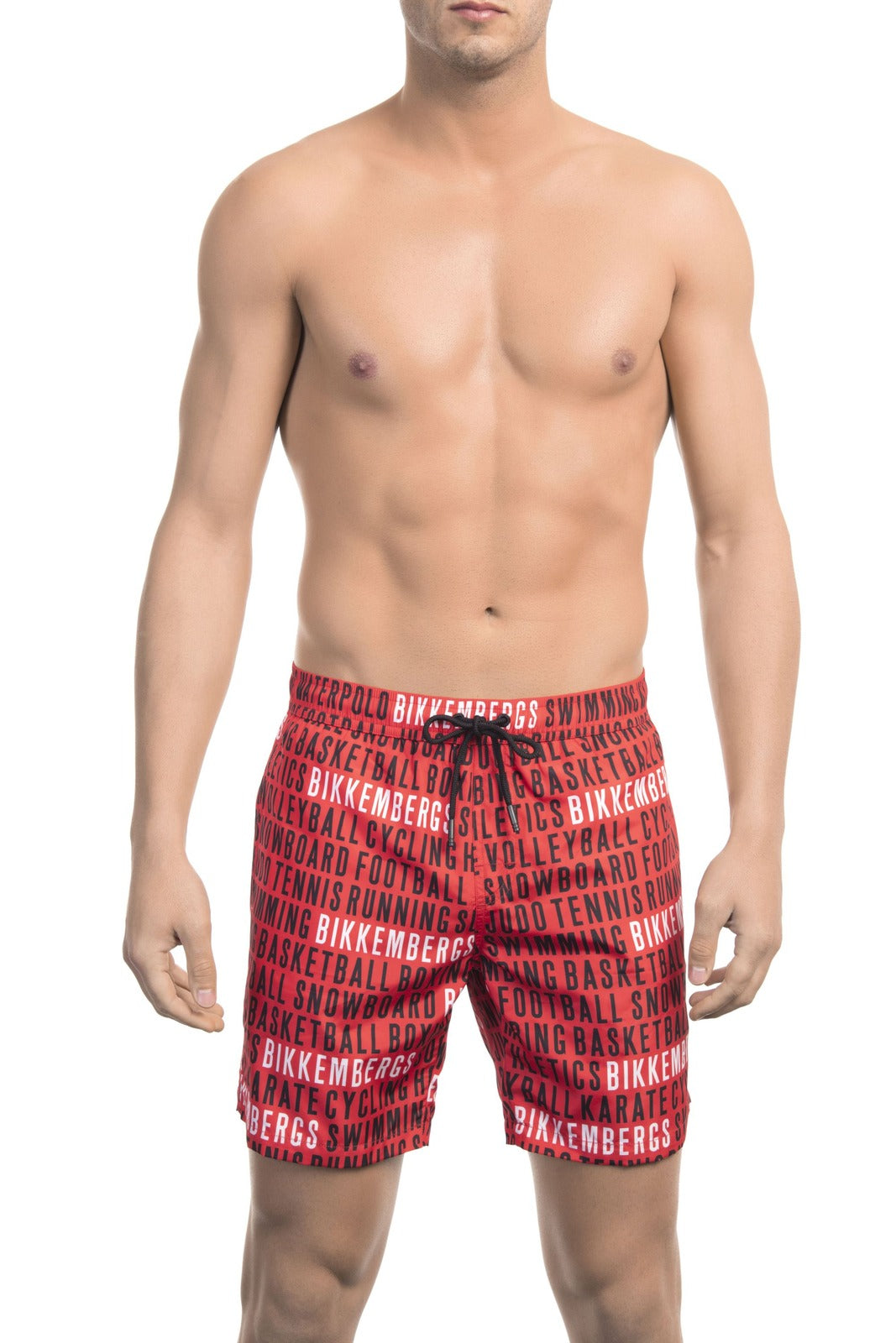 Multicolor Polyester Swim Shorts