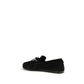Black Calf Leather Bos Taurus Slip-On Loafers