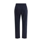Blue Cotton Joggers (Workout Pants)