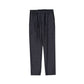 Gray Virgin Wool Casual Pants