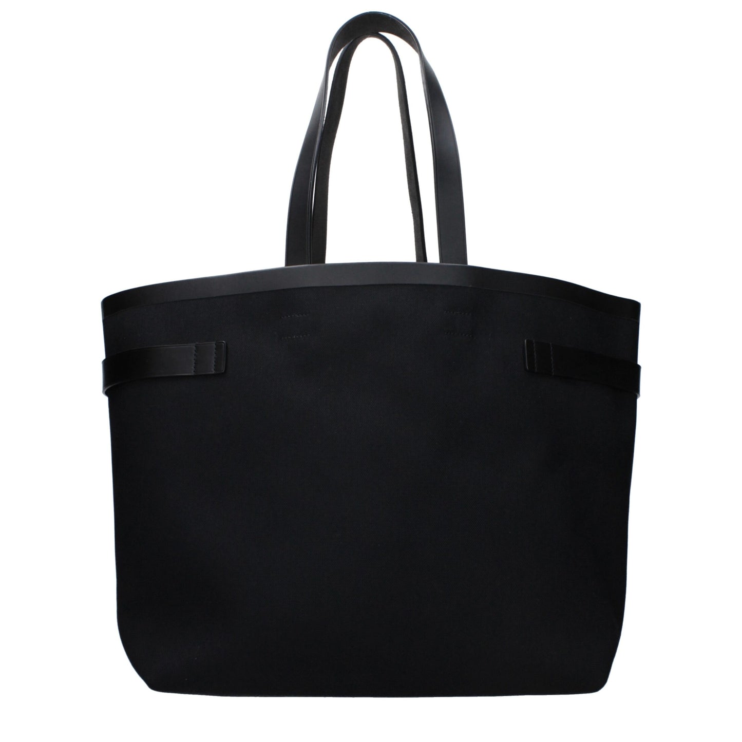 Black Fabric Shoulder Bag