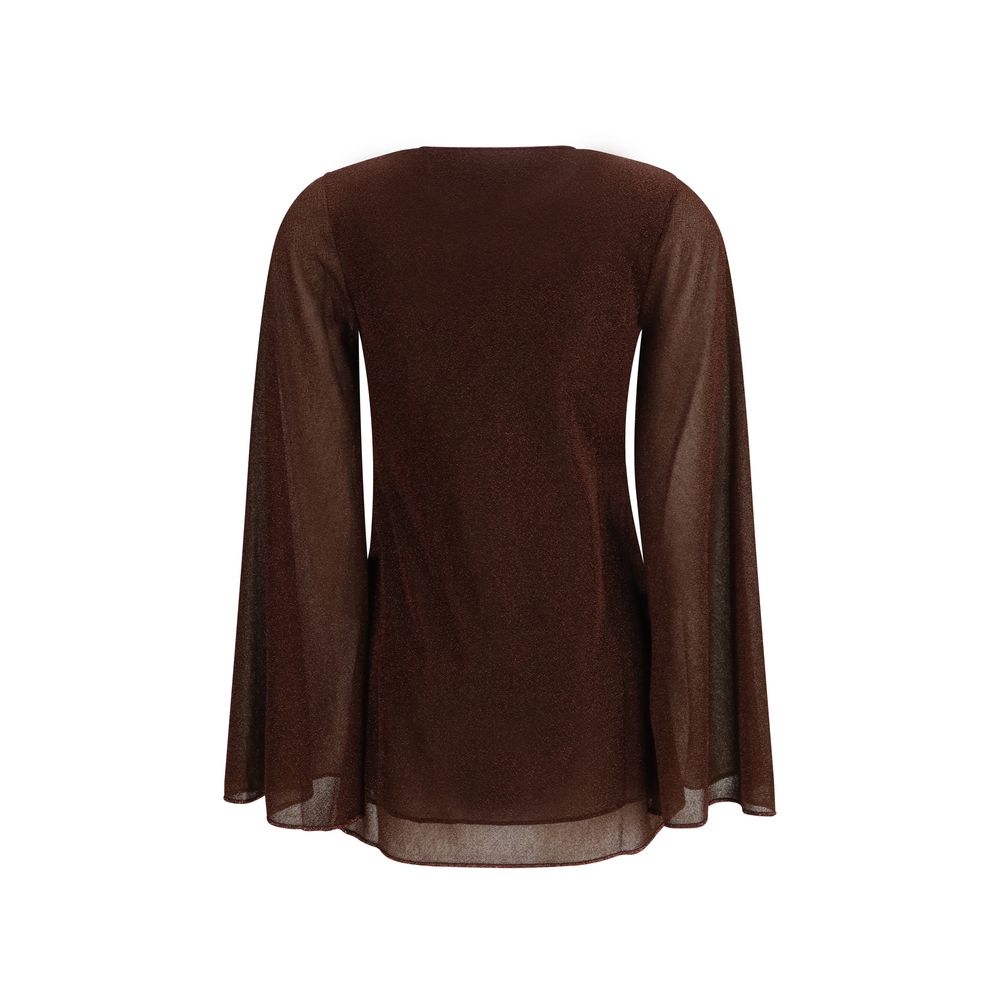 Brown Polyamide Bermuda Shorts