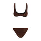 Brown Polyamide Bikini