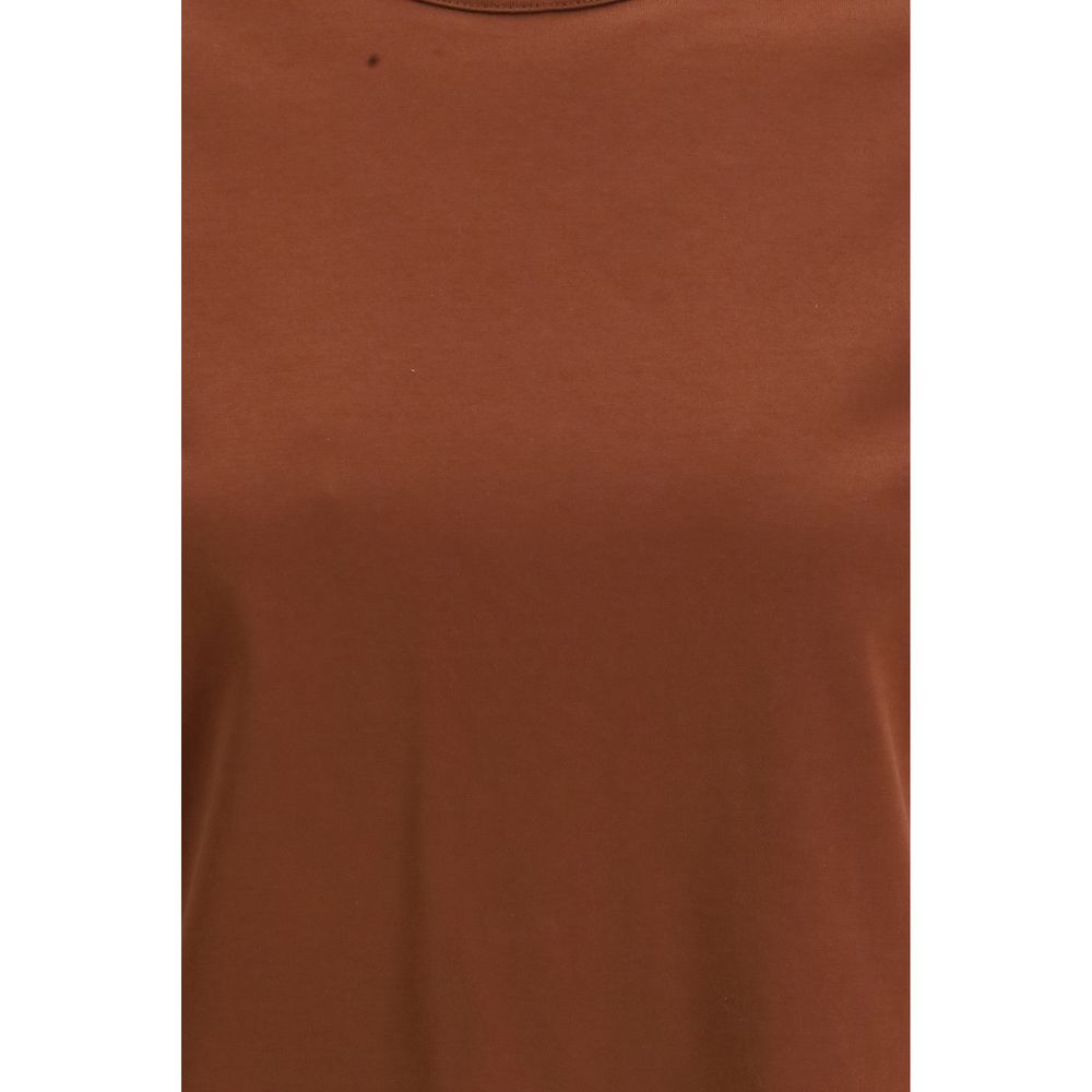 Brown Cotton T-Shirt