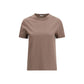 Brown Cotton T-Shirt