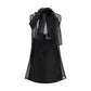 Black Polyester Casual Dress