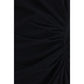 Black Cotton Casual Dress