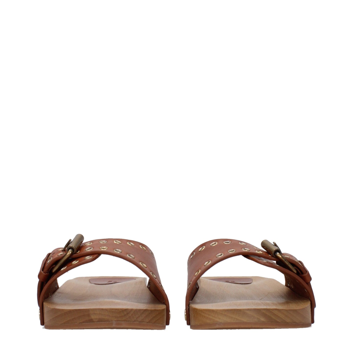 Brown Leather Slippers