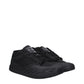 Black Fabric Low Top Sneakers