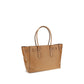 Beige Calf Leather Bos Taurus Shoulder Bag