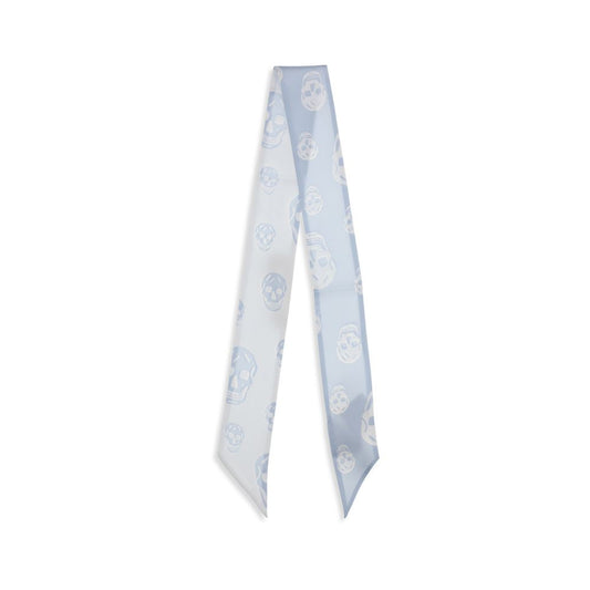 Light Blue Silk Scarf