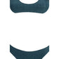 Blue Polyamide One-Piece Swimsuit